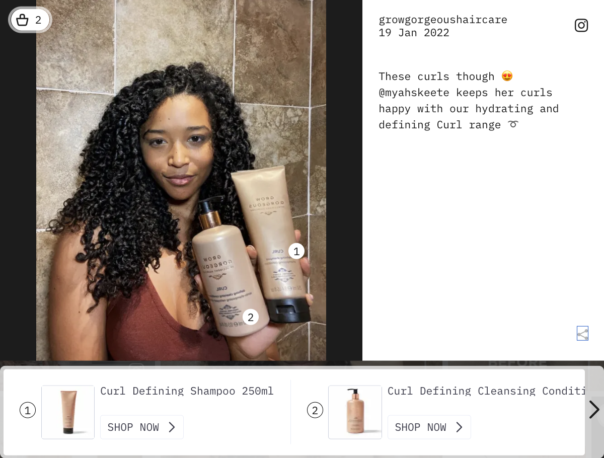 Grow Gorgeous Item View