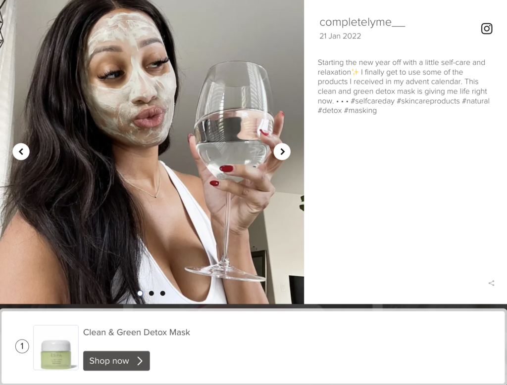 ESPA Skincare Item View